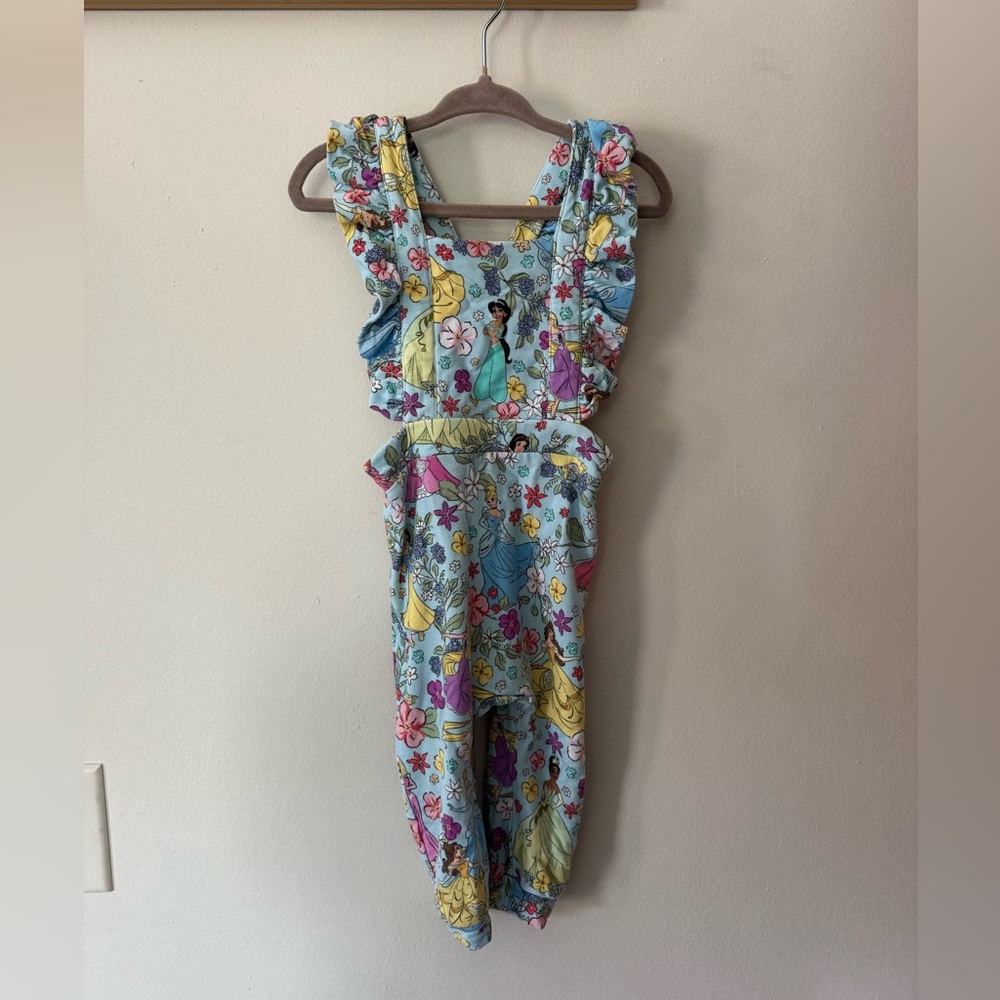Posh Peanut OG Princess Pants Overalls with Ruffles